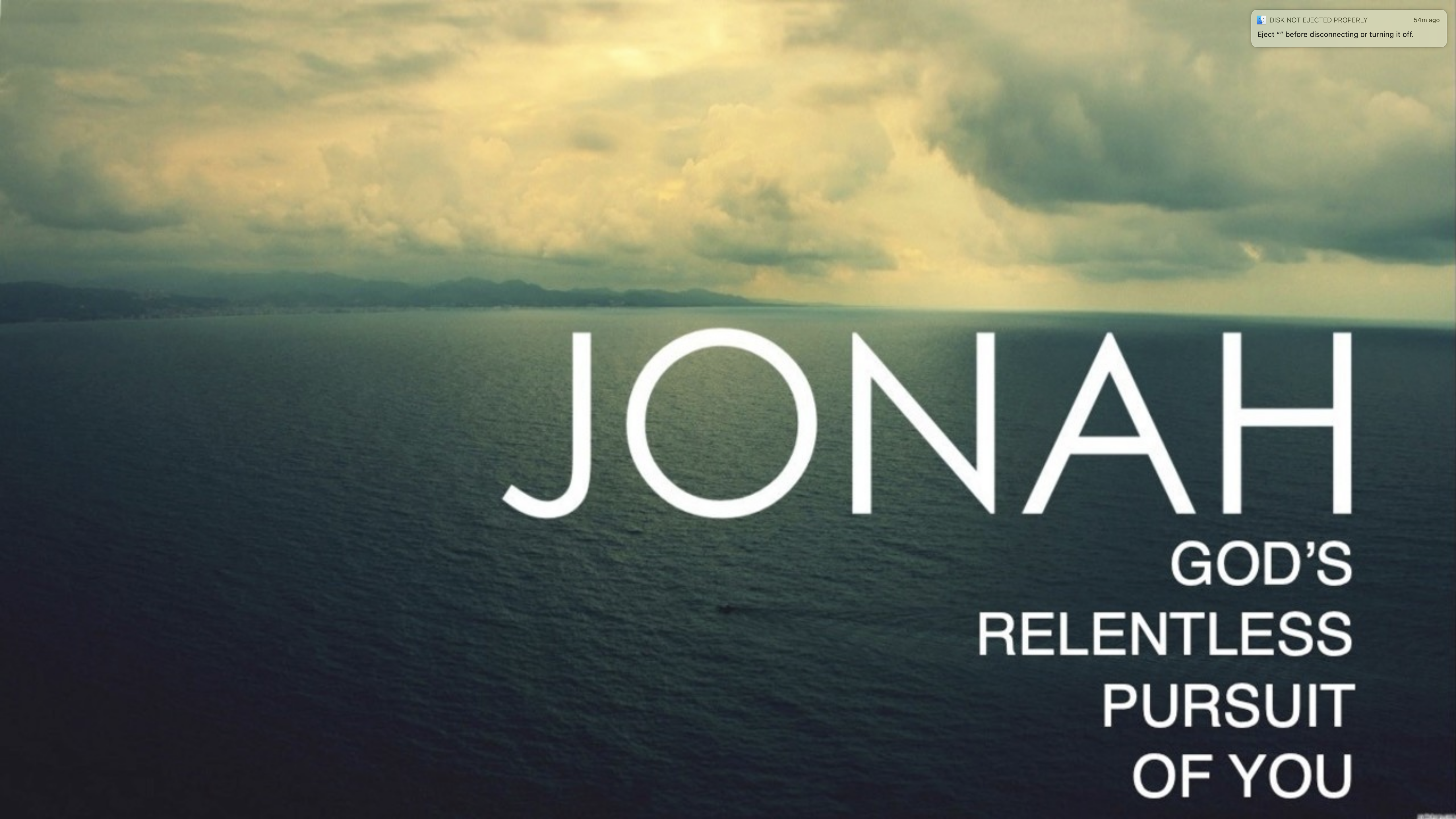 Jonah Pt. 2: Why Run