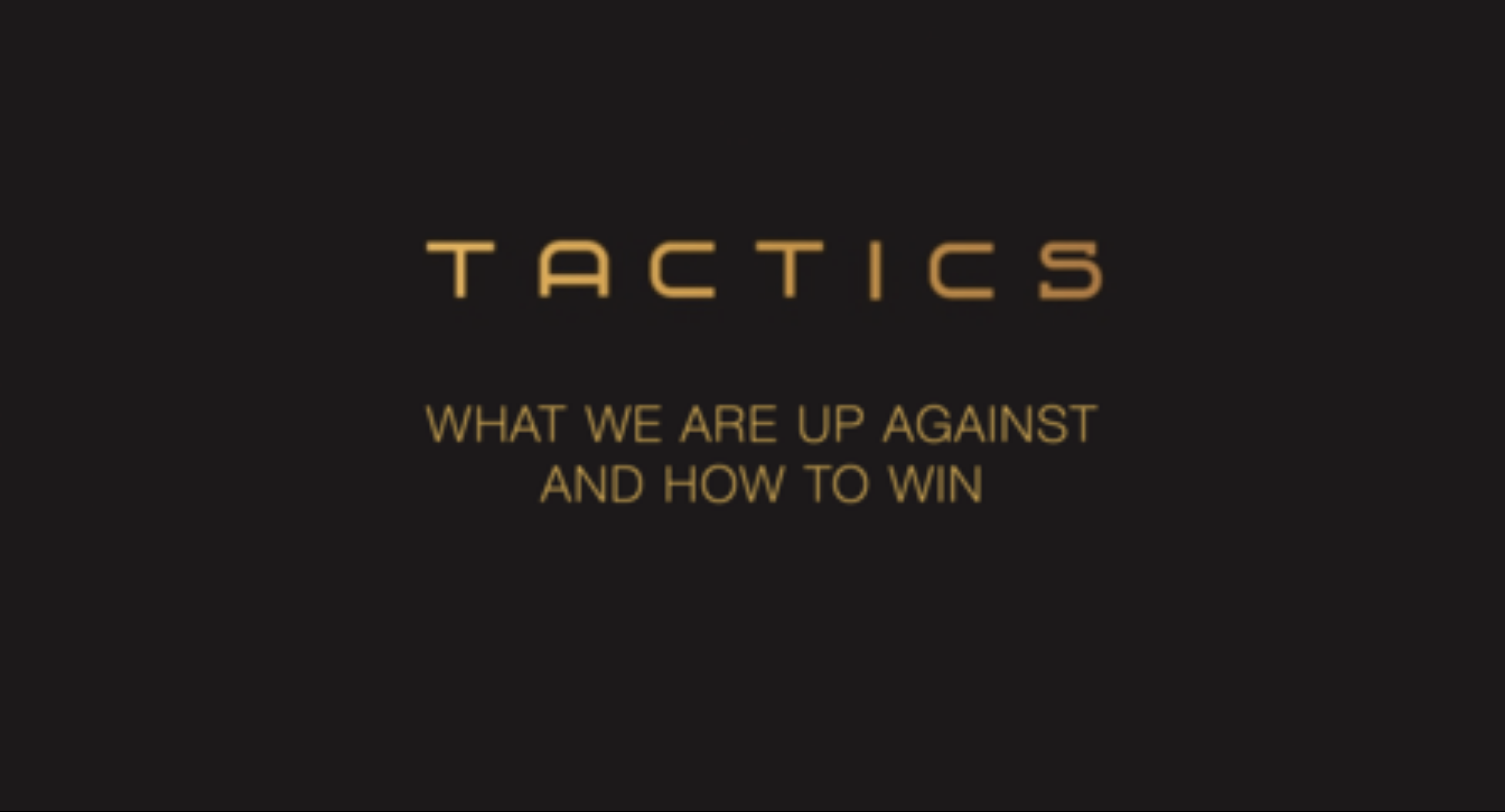 Tactics of the Enemy Pt. 6